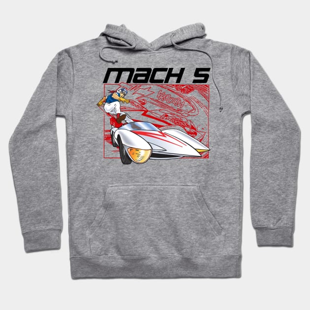 Speed Racer - Mach 5 II Hoodie by hvfdzdecay